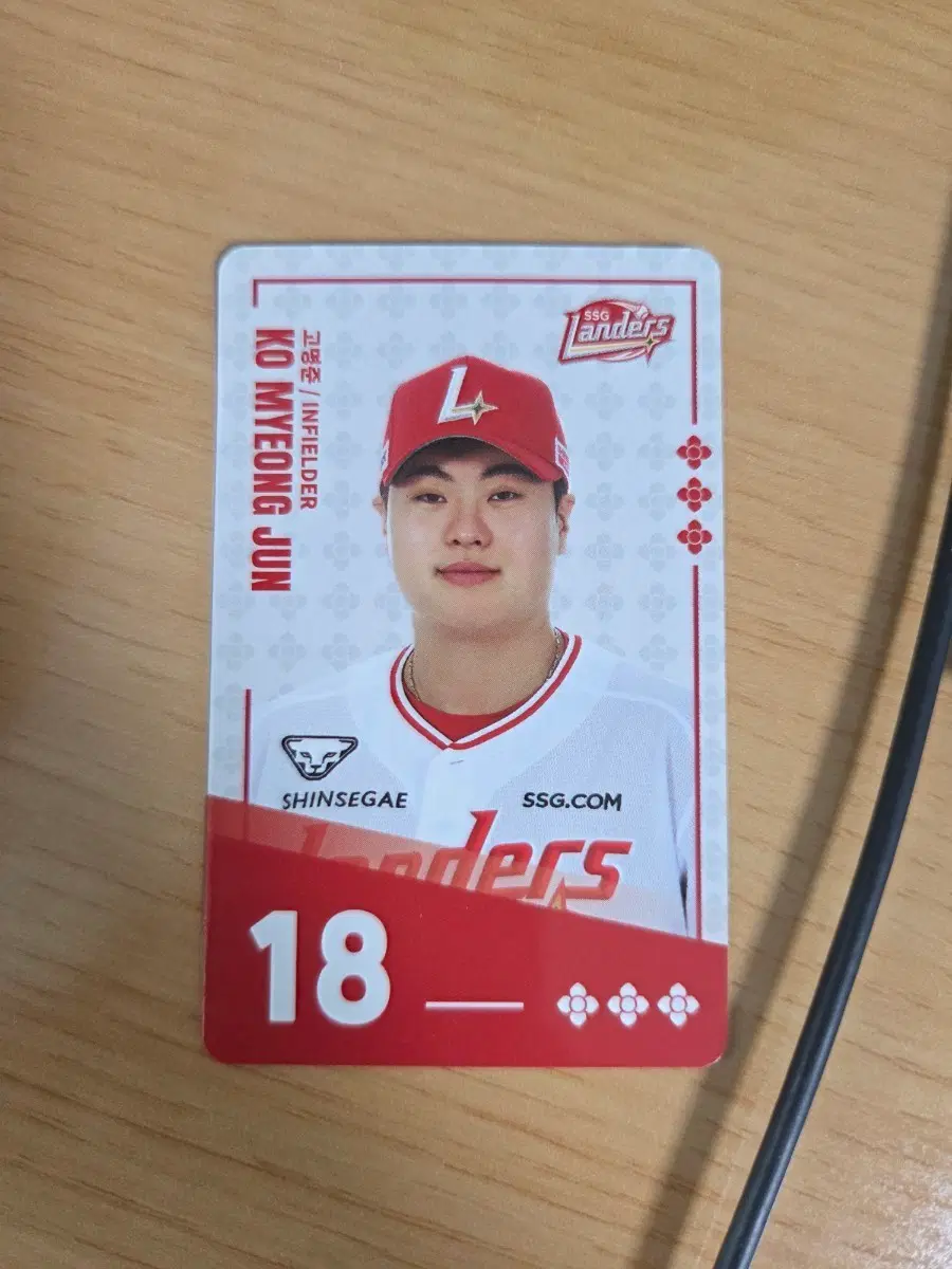 KBO 팔도비빔면 SSG 랜더스 고명준 카드