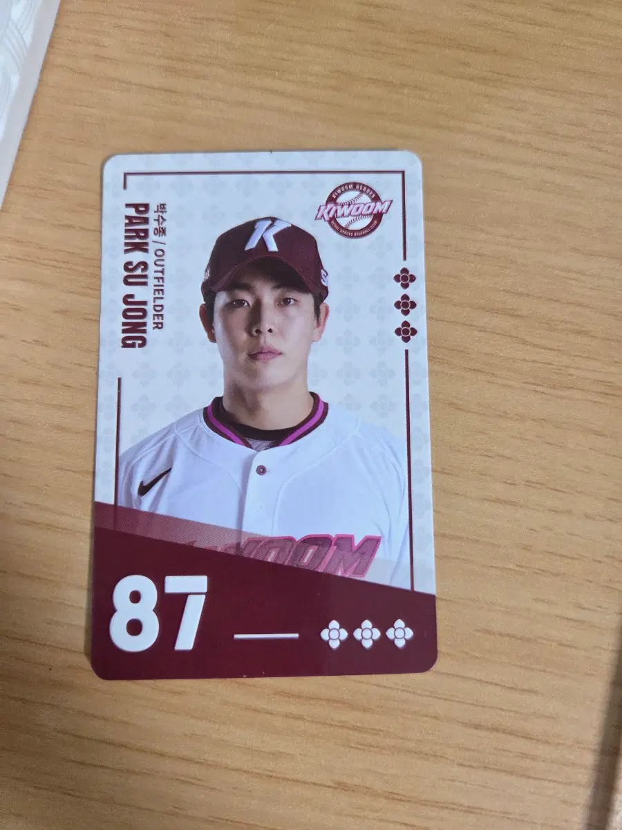 KBO 팔도비빔면 키움히어로즈 박수종 카드