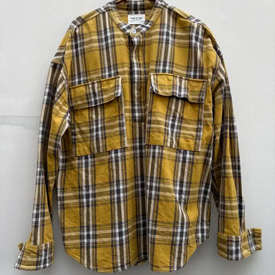 피어오브갓 6th 헨리넥 플레이드 셔츠 FEAR OF GOD SIXTH 7th 8th