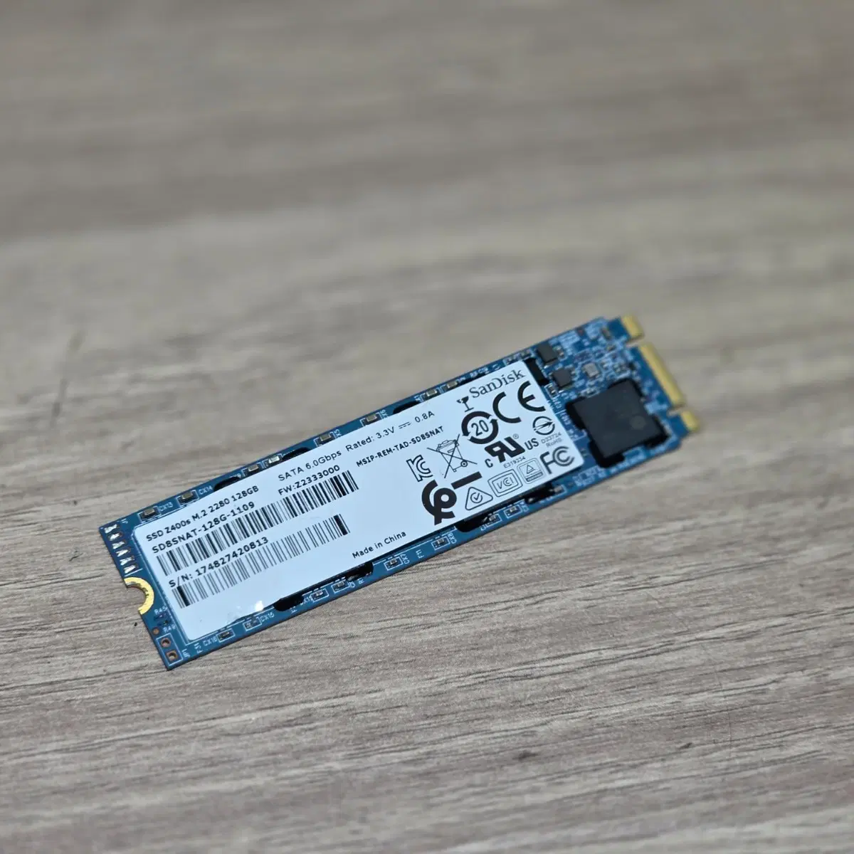 (거의새것)샌디스크 SSD 128GB M.2 2280