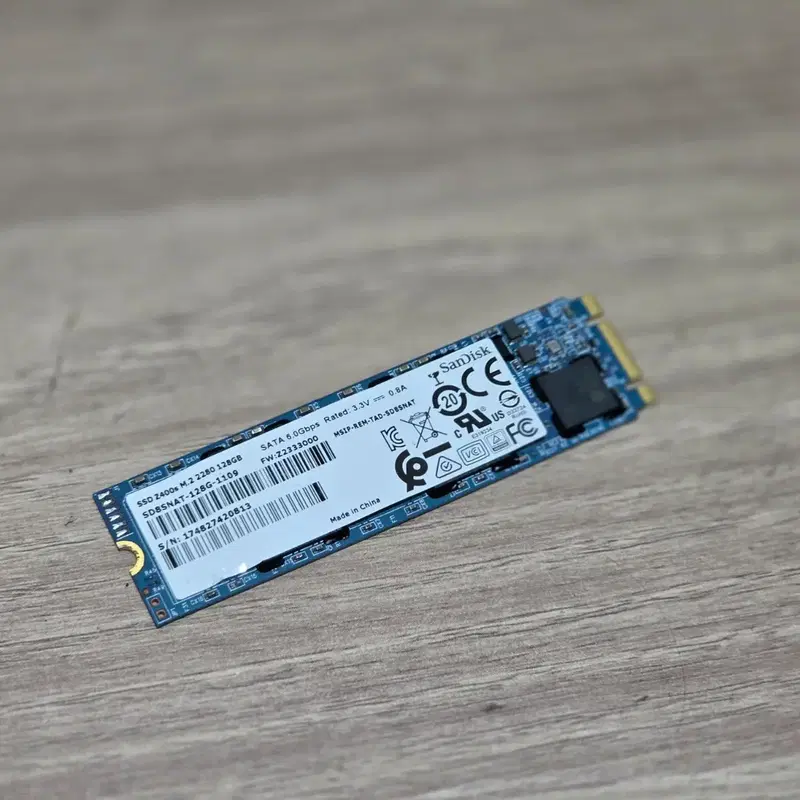 (거의새것)샌디스크 SSD 128GB M.2 2280