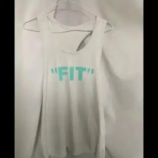 FIT 멜란지 오버핏 슬리브리스 민소매 나시 M