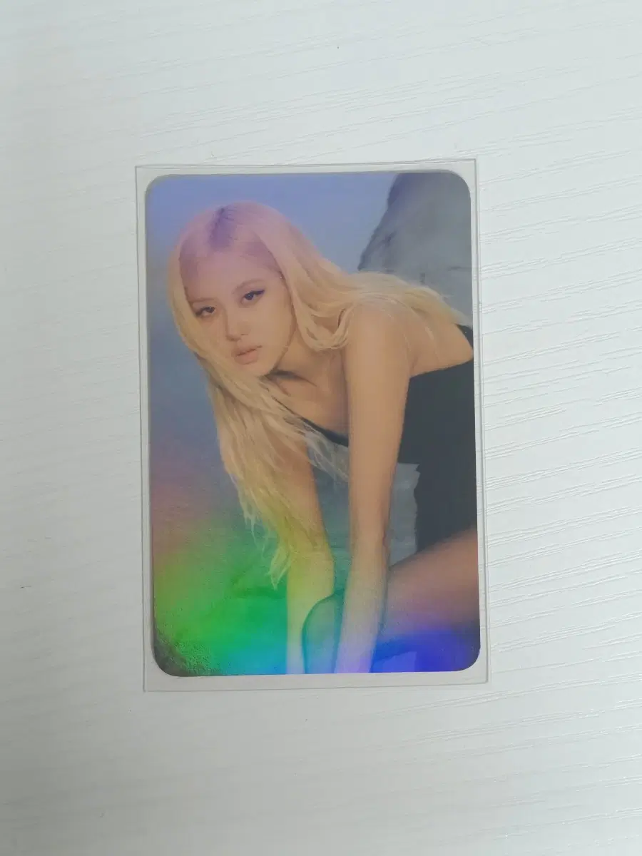 블랙핑크 로제 데드라인 케타포 K4U 홀로그램 포카