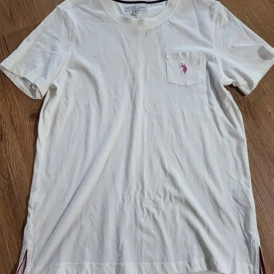 U.S. POLO ASSN. 흰색 반팔 티셔츠 새제품 백화점정품