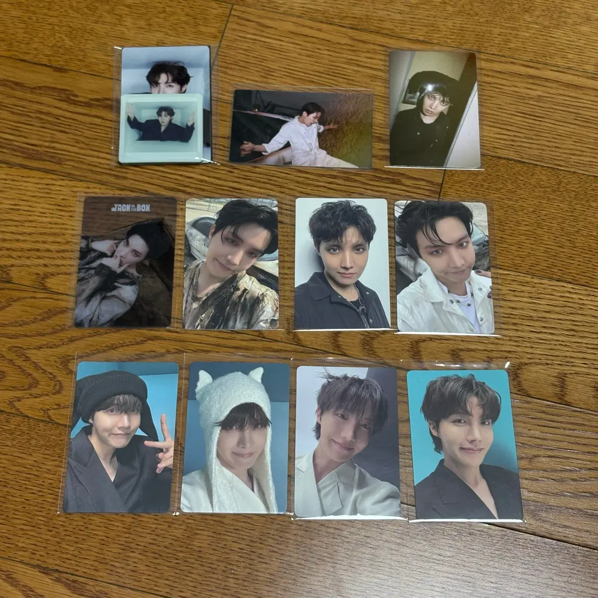 일괄) 방탄 제이홉 호석 잭인더박스 앨범 위버스 특전 포카