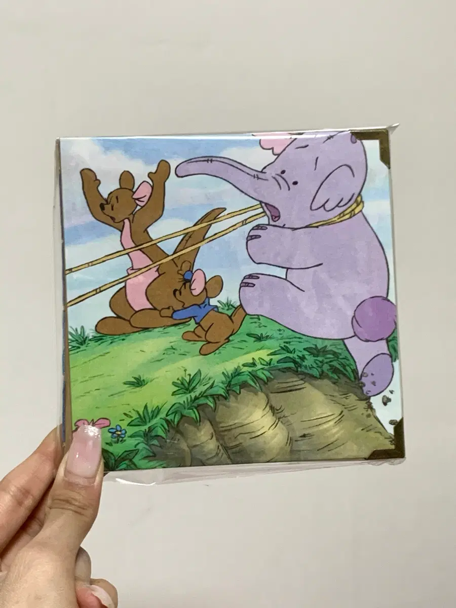 디즈니 곰돌이 푸 줄다리기 다이어리 무지 노트 북바인딩