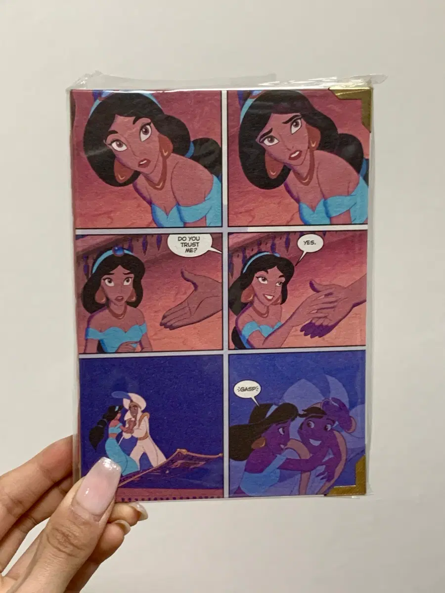 디즈니 알라딘 자스민 다이어리 무지 노트 북바인딩