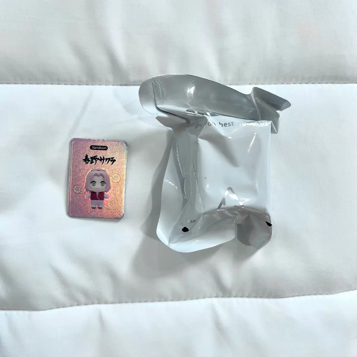 나루토 하루노 사쿠라 쌀알 피규어