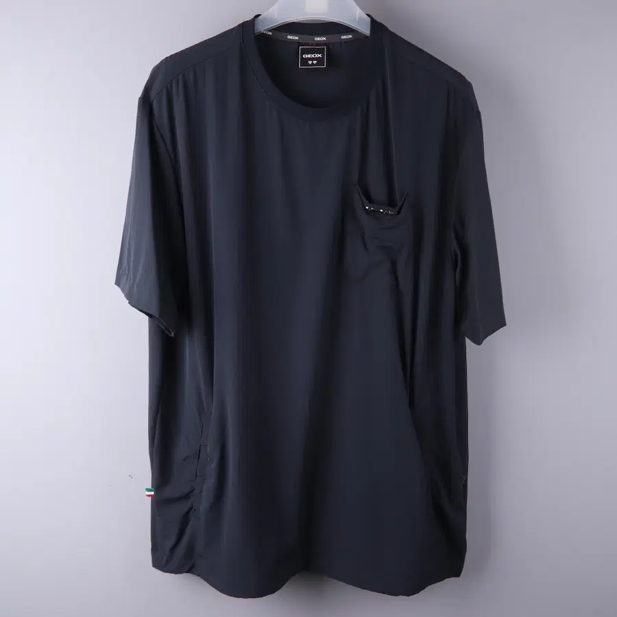 GEOX 제옥스 나일론 우븐 반팔 티셔츠 (XL)