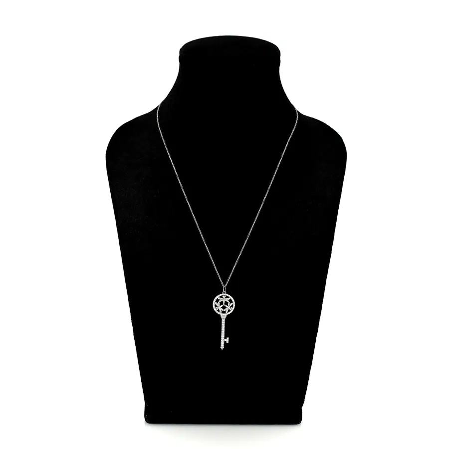 티파니 드래곤플라이 다이아 열쇠 펜던트 풀파베 KEY 목걸이