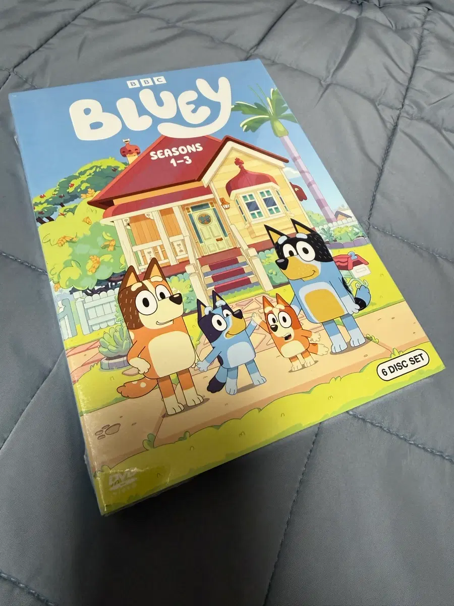 미개봉 블루이 시즌 1-3 DVD 6디스크 세트
