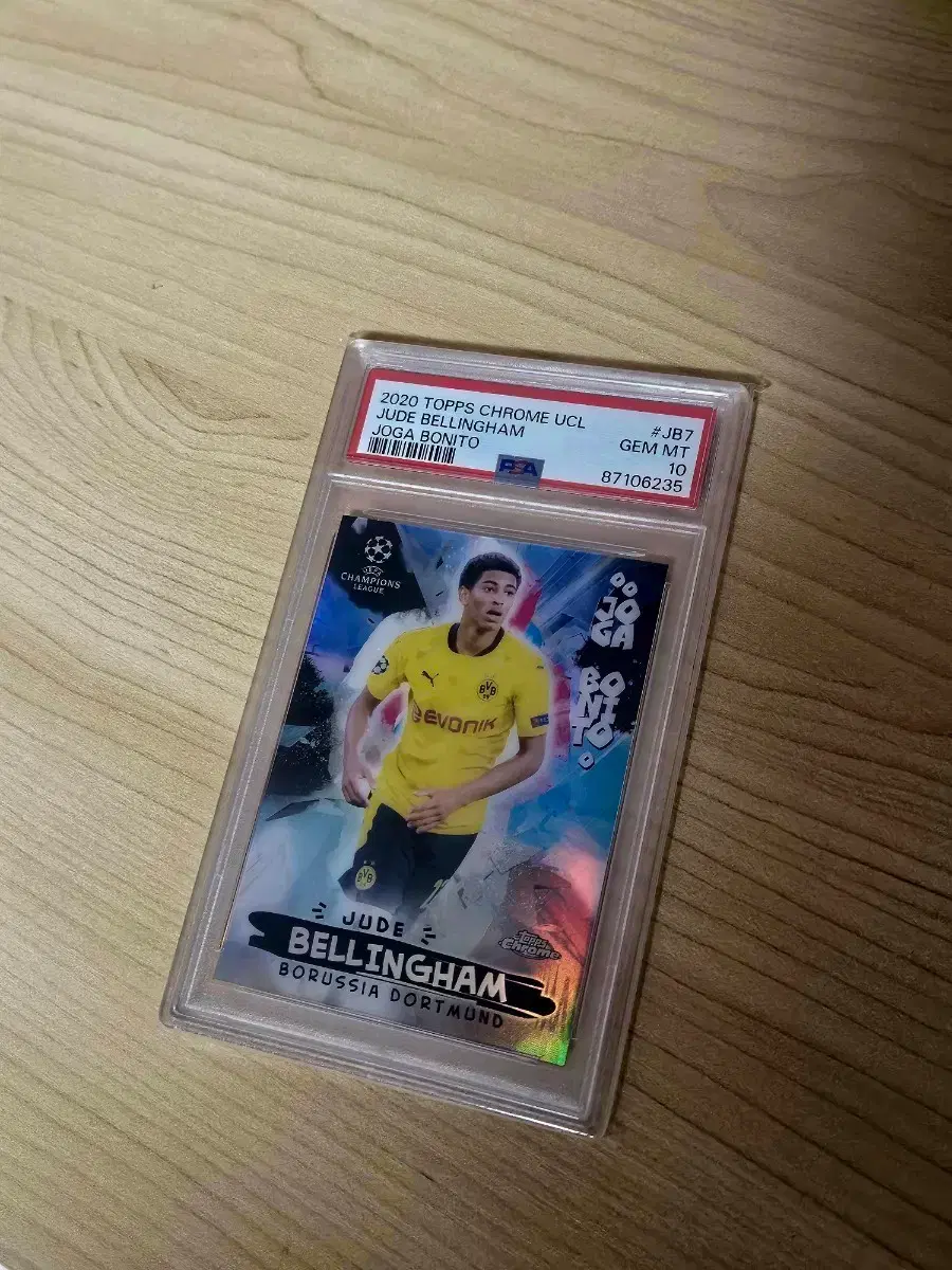 [PSA 10] 2020 톱스 크롬 UCL 주드 벨링엄 루키 조가 보니토 (#JB-7)