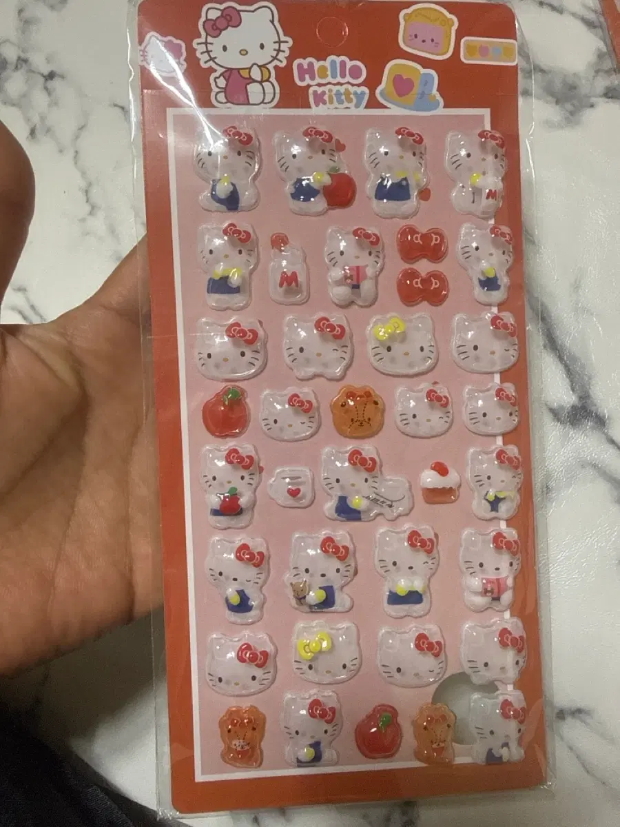 헬로키티 스티커 3D 입체 스티커