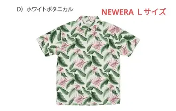 NEWERA 뉴에라 보태니컬 무늬 반팔 셔츠 피케 셔츠