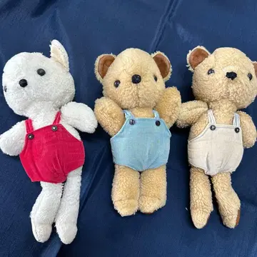 파밀리아 [파미쨩] [리아쨩] 봉제 인형 3체 빈티지 레트로 희귀