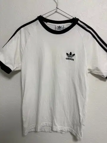 adidas Originals 반팔 티셔츠 화이트 블랙