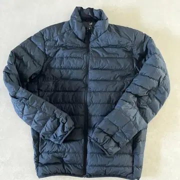 UNIQLO 남성용 다운 자켓 블랙 XL