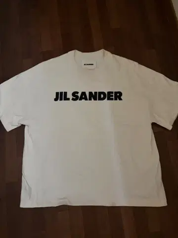 JIL SANDER 로고 T셔츠 화이트
