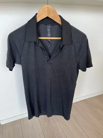 lululemon 피케 셔츠 블랙