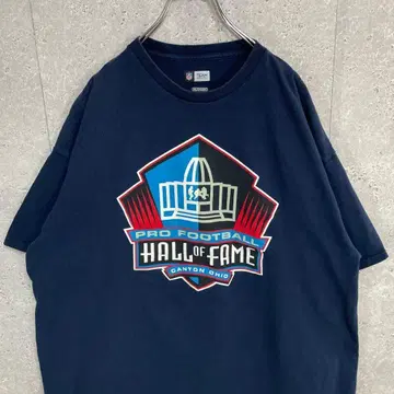 NFL 미식축구 풋볼 명예의 전당 로고 프린트 빅사이즈 T셔츠 2XL