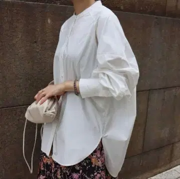 machatt 마차트 스탠드 카라 오버 셔츠