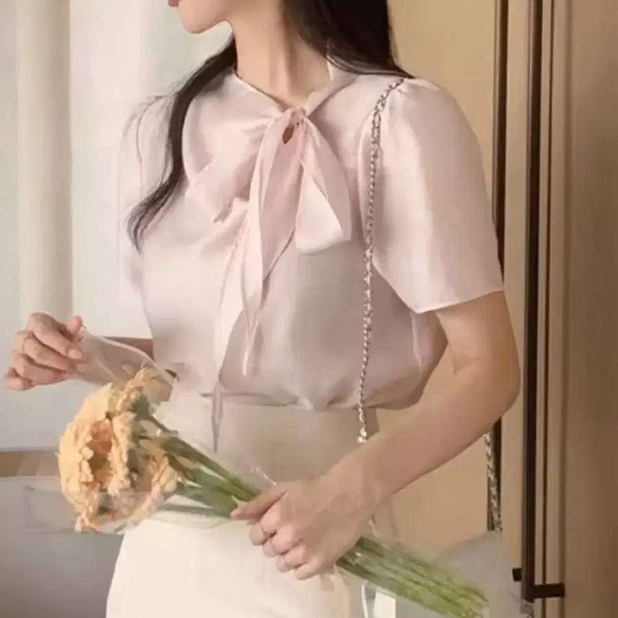 여름 블라우스 하객룩