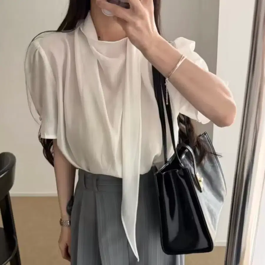 여름 블라우스 하객룩