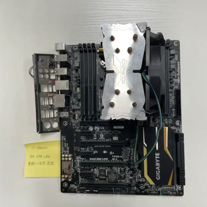 i7-6800K+기가바이트 X99 칩셋 메인보드