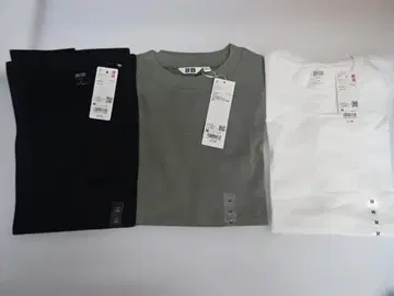 UNIQLO T셔츠 3장 세트 M 사이즈 M오-002