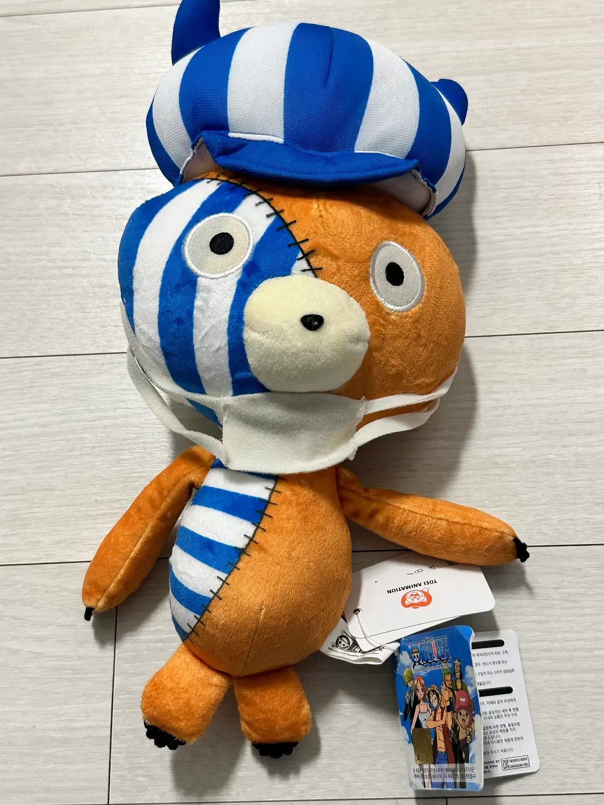 원피스 쿠마시 봉제인형 25cm(모자제외) 팝니다.