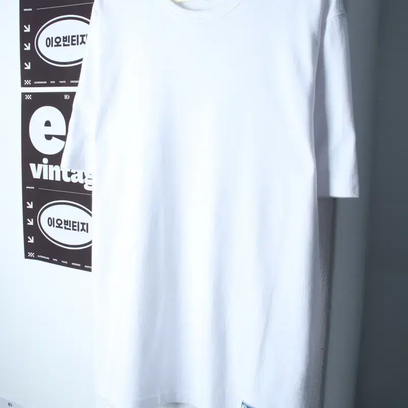 (L-2XL) 디스커스 애슬레틱 반팔 티셔츠 오버핏 무지-H35321