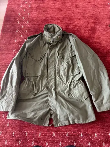 새상품급 80s ALPHA M-65 3rd USA제 레어 사이즈 S-R (L 상당)