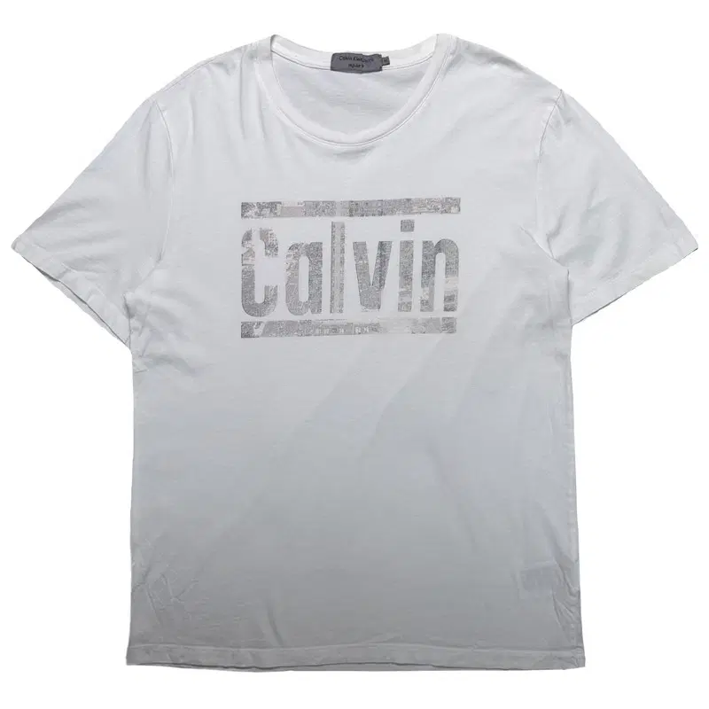 CALVIN KLEIN 프린팅 반팔 티셔츠 화이트 M