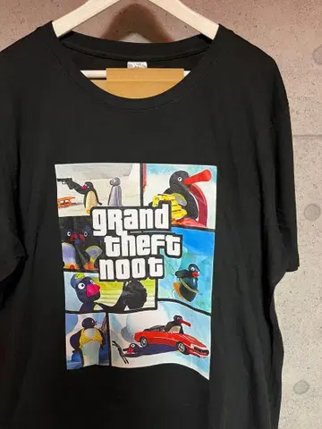 [ 새상품 ] Grand Theft Noot T셔츠 핑구 패러디