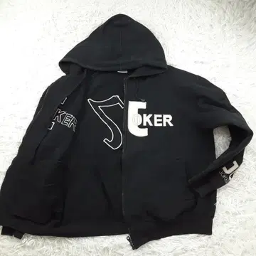 새상품급 Joker 조커 집업 후드 맨투맨 블랙 자수 90s