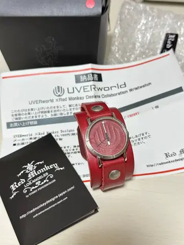 UVERworld Red Monkey 손목시계 콜라보 굿즈
