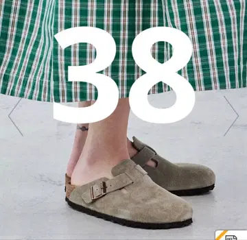 [새상품급] BIRKENSTOCK 보스턴 38 토프 내로우 폭