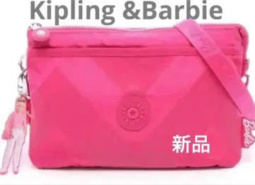 새상품 Kipling & Barbie 콜라보 숄더백 핑크