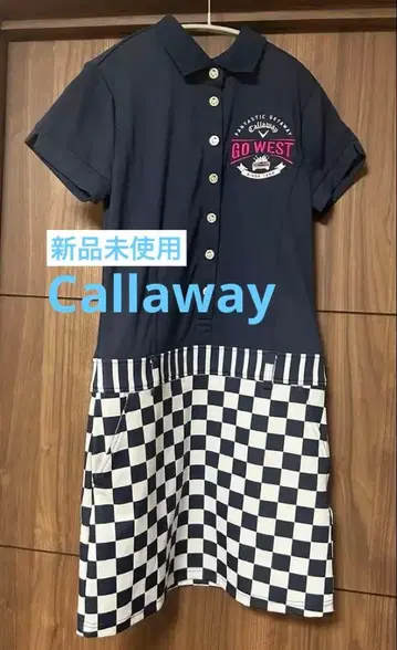 Callaway 여성용 골프 원피스 네이비 캘러웨이