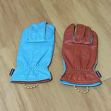 CHUMS 가죽 캠핑 장갑 가죽 그로브 참스
