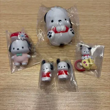 포차코 5종 세트 (산리오) 키링, 행거 등