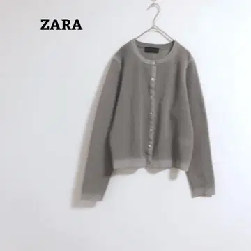 자라 가디건 겉옷 시어 오피카지 얇은 소재 심플 스트레치 L
