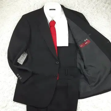 새상품급 DURBAN 더반 블랙 포멀 수트 셋업 블랙 백 오픈
