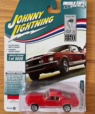 조니 라이트닝 1968 쉘비 GT500KR 1/64 미개봉