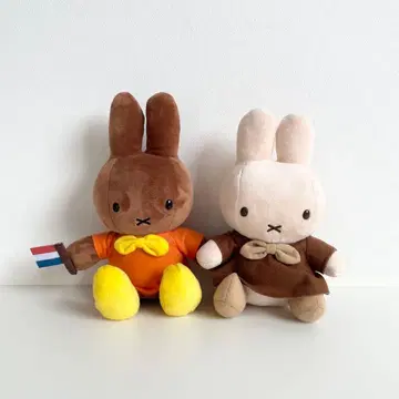 하우스텐보스 한정판 미피 브라운 미피 멜라니 봉제 인형