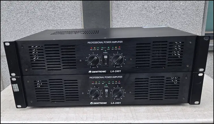옴니트로닉(OMNITRONIC) LA-2401 중고 파워앰프