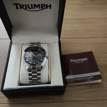 [ 중고 ] TRIUMPH 남성용 손목시계 쿼츠식 블랙 다이얼
