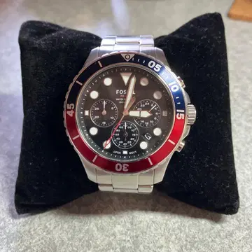 FOSSIL FB-01 크로노그래프 남성용 손목시계 작동품