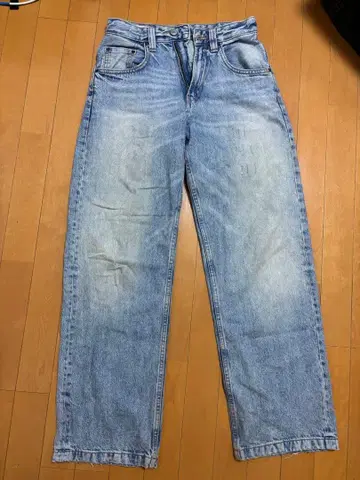 ZARA 배기 데님 라이트 블루