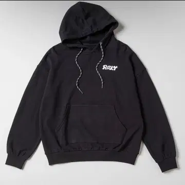 Chocomoo x ROXY 한정판 콜라보 후드티 블랙